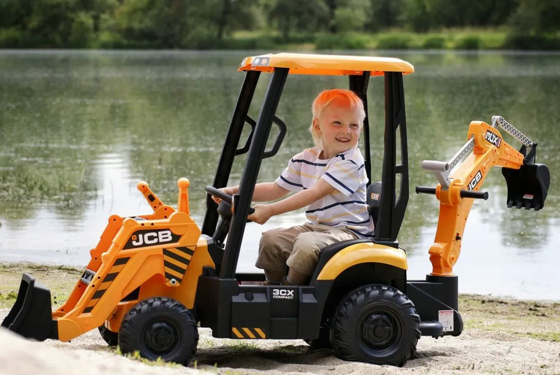JCB Backloe Grävmaskin Barn - 5