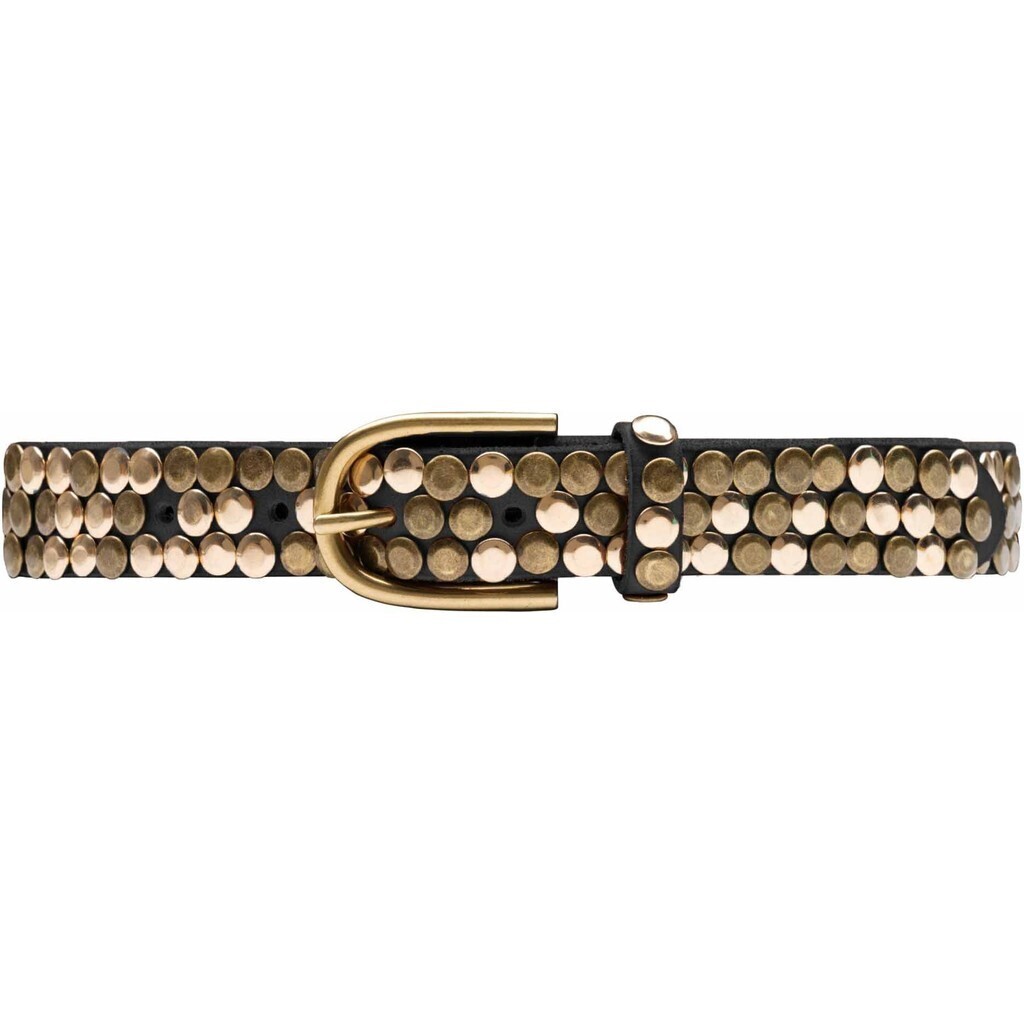 Depeche - Jeans Belt Black / Brass