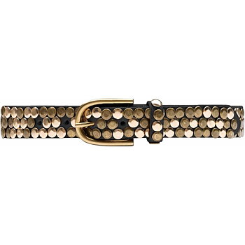 Depeche - Jeans Belt Black / Brass