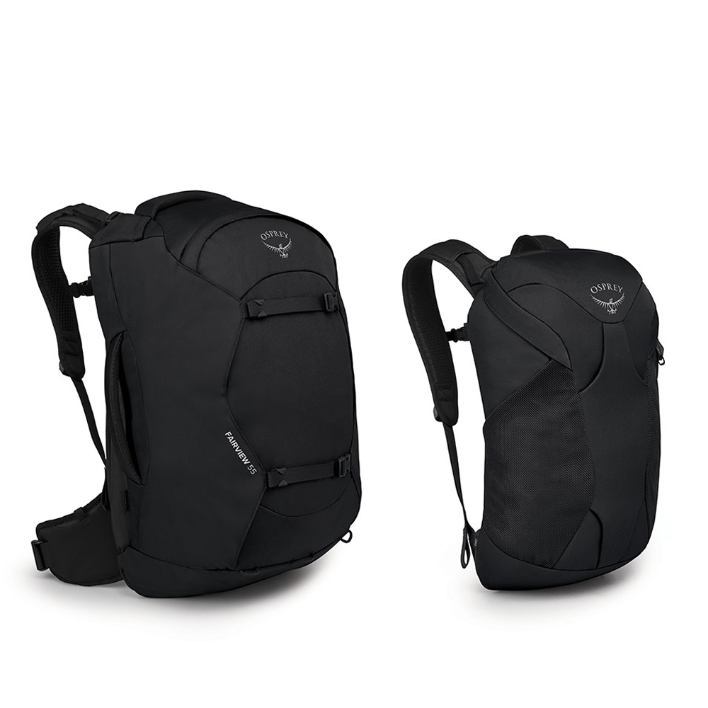 Reseryggsäck - OSPREY Fairview 55 Black - 2