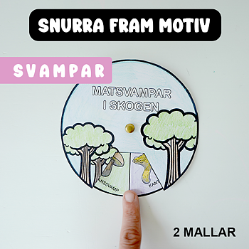 Höstpyssel - Snurra fram svampar
