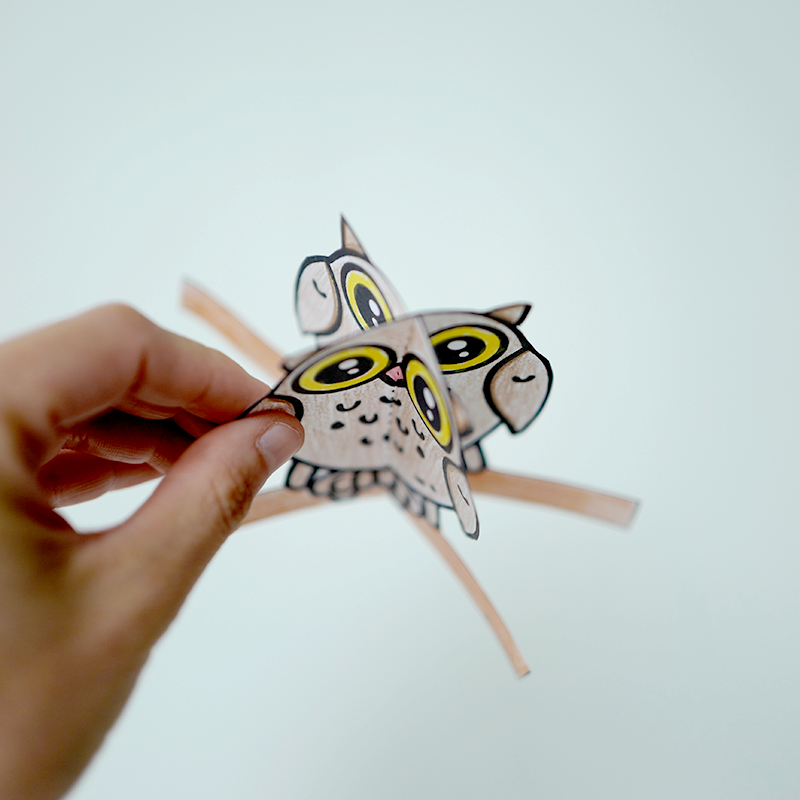 Pumpa | Eld | Uggla i 3D - 3
