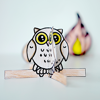 Pumpa | Eld | Uggla i 3D