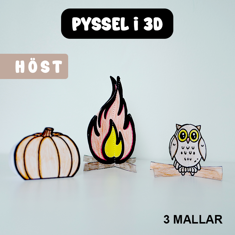 Pumpa | Eld | Uggla i 3D