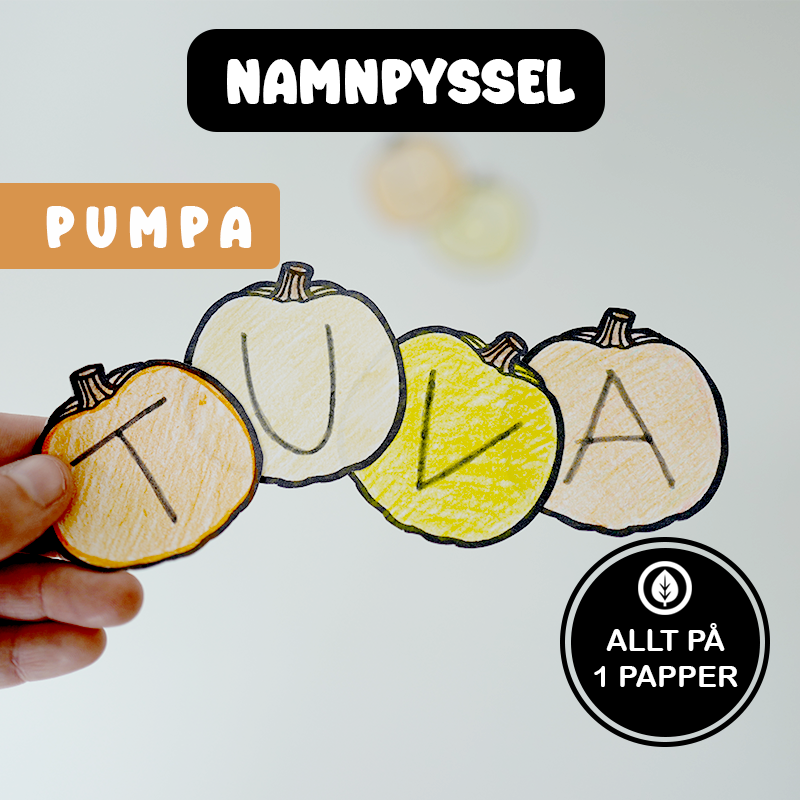 Namnpyssel - Pumpa som namn
