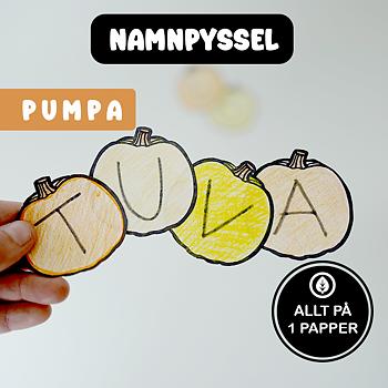 Namnpyssel - Pumpa som namn