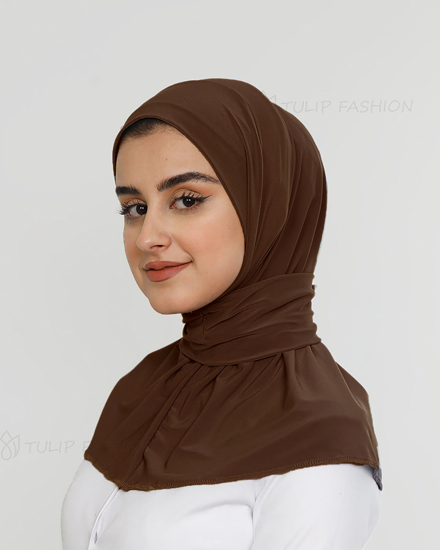 Al Amira Instant Hijab - Brown - 2
