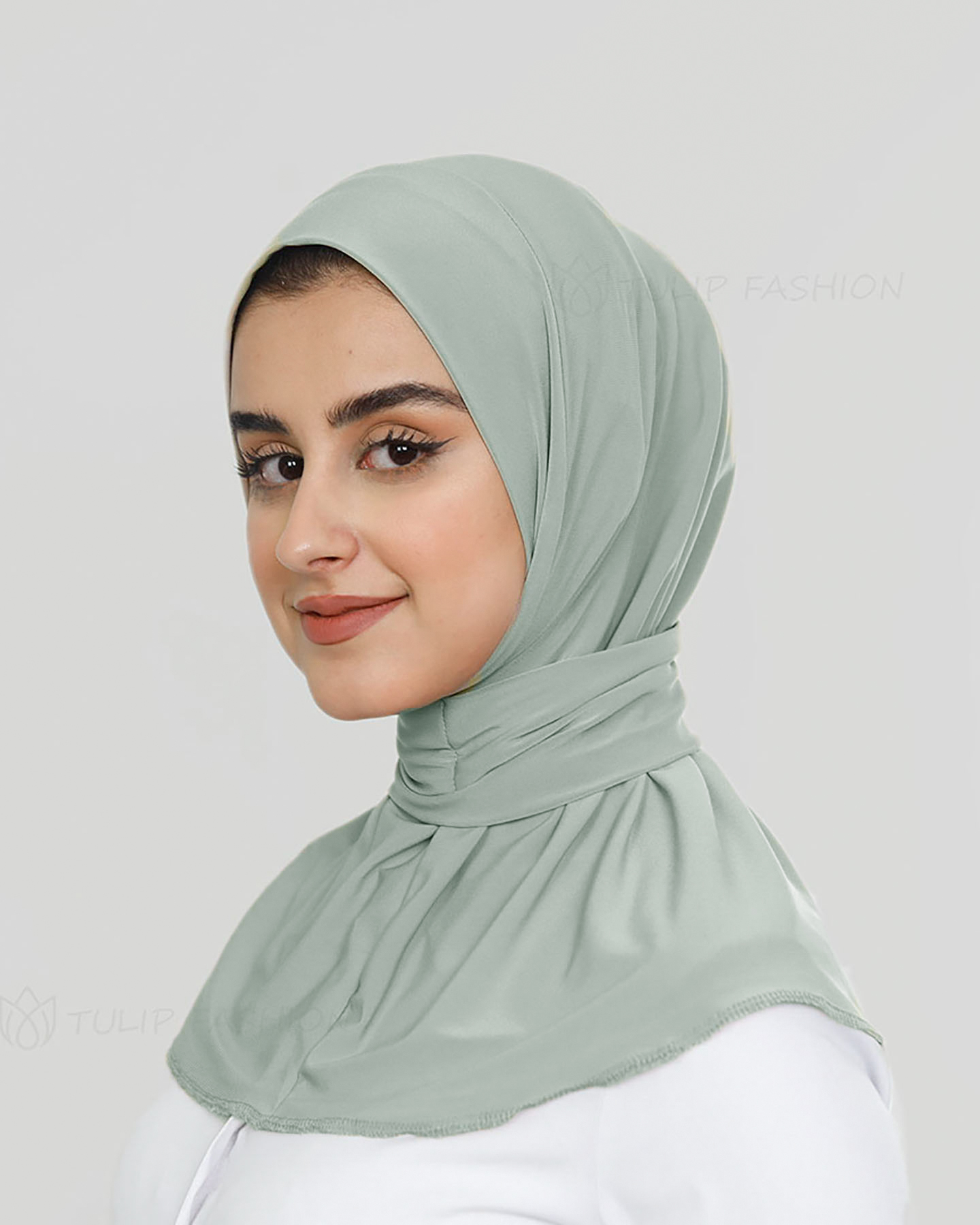 Al Amira Instant Hijab - Pistachio Green - 2