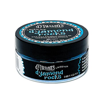 Dyan Reaveley Dylusions Dyamond Rocks Embossing Powder - Calypso Teal