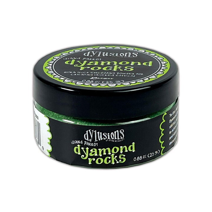Dyan Reaveley Dylusions Dyamond Rocks Embossing Powder - Island Parrot
