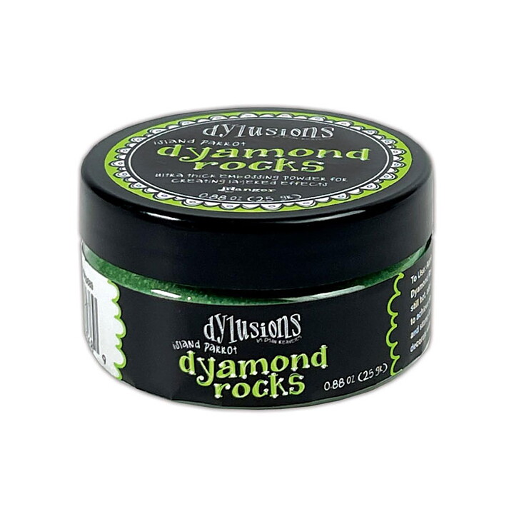 Dyan Reaveley Dylusions Dyamond Rocks Embossing Powder - Island Parrot