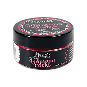 Dyan Reaveley Dylusions Dyamond Rocks Embossing Powder - Pink Flamingo
