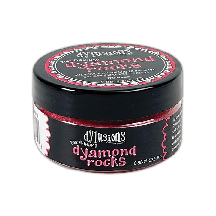 Dyan Reaveley Dylusions Dyamond Rocks Embossing Powder - Pink Flamingo