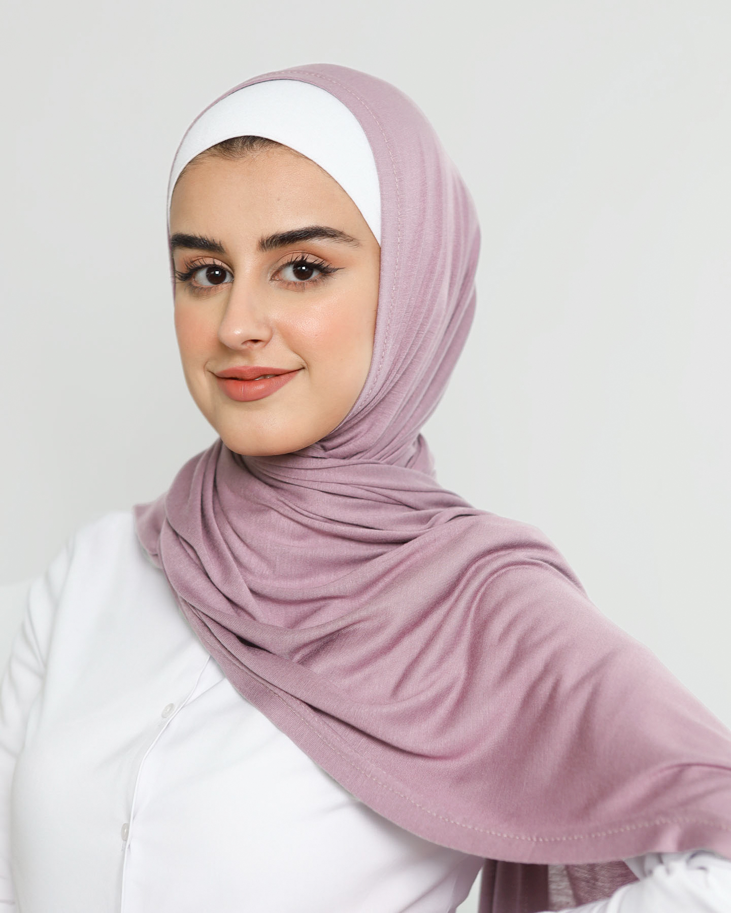 Hijab - Stretch Jersey - Light Purple