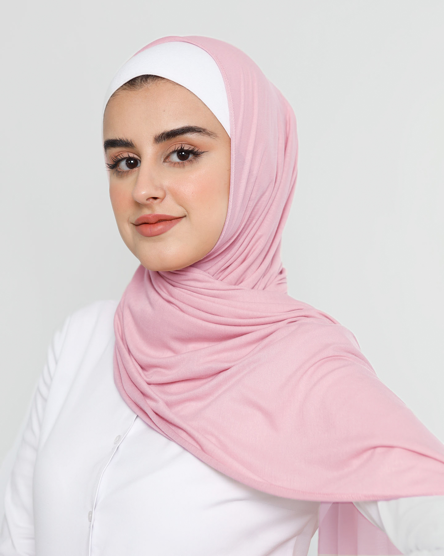 Hijab - Stretch Jersey - Cotton Candy