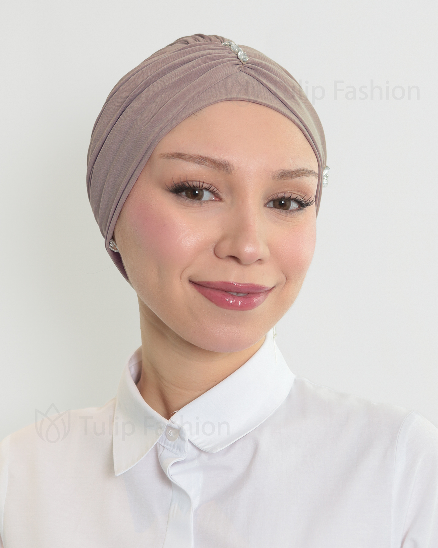 Turban - Jade - Gammal Mauve