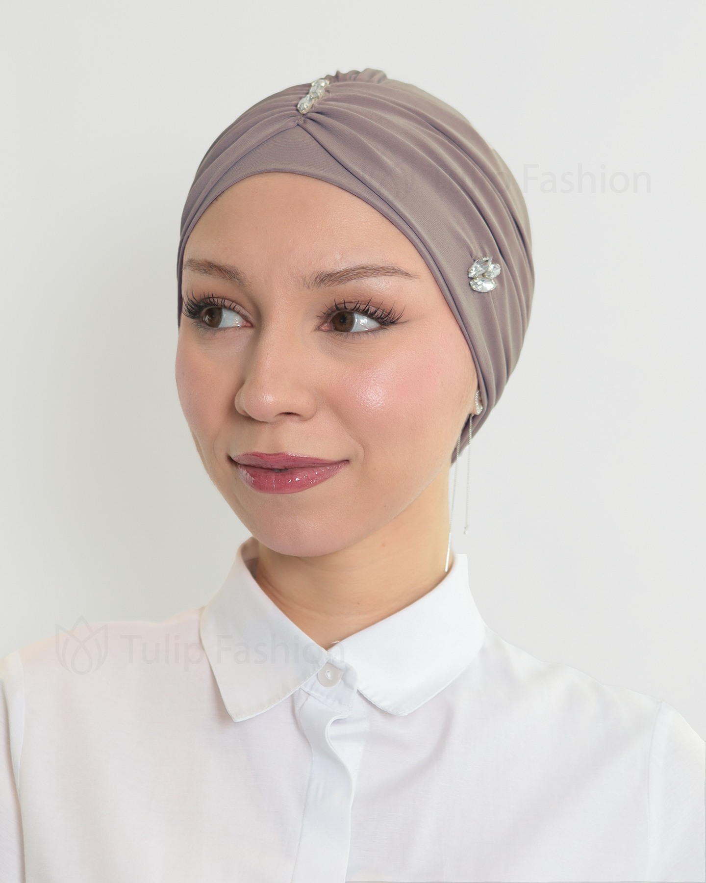 Turban - Jade - Gammal Mauve - 2