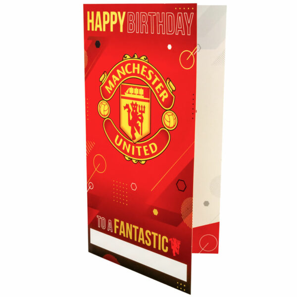 Manchester United Födelsedagkort Personalised - 4