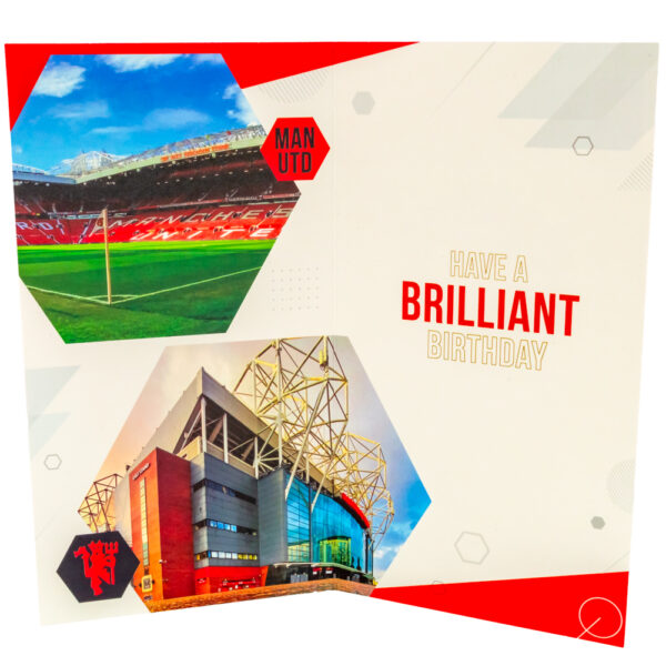 Manchester United Födelsedagkort Personalised - 2