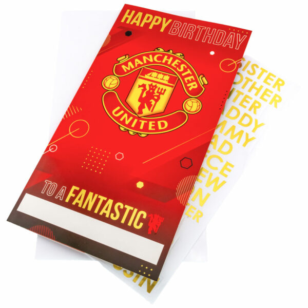 Manchester United Födelsedagkort Personalised