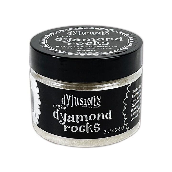 Dyan Reaveley Dylusions Dyamond Rocks Embossing Powder - Clear