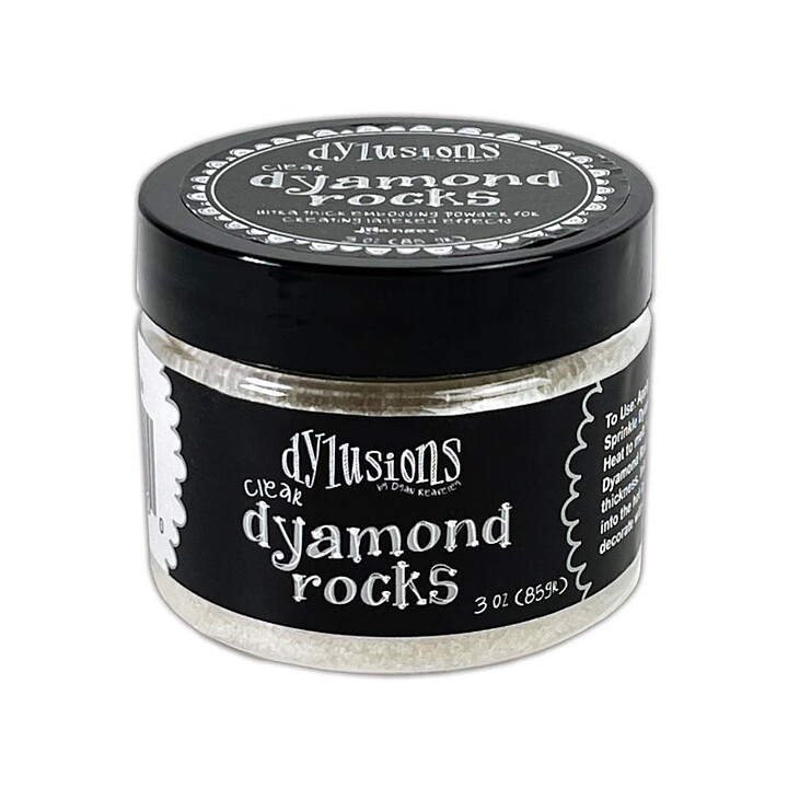Dyan Reaveley Dylusions Dyamond Rocks Embossing Powder - Clear
