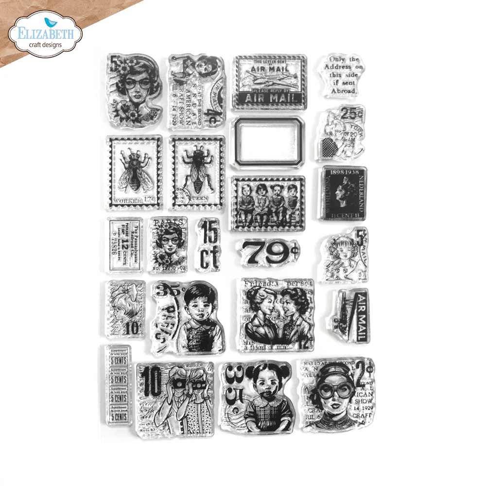 Elizabeth - Postage Stamps 1 - Clear Stamps