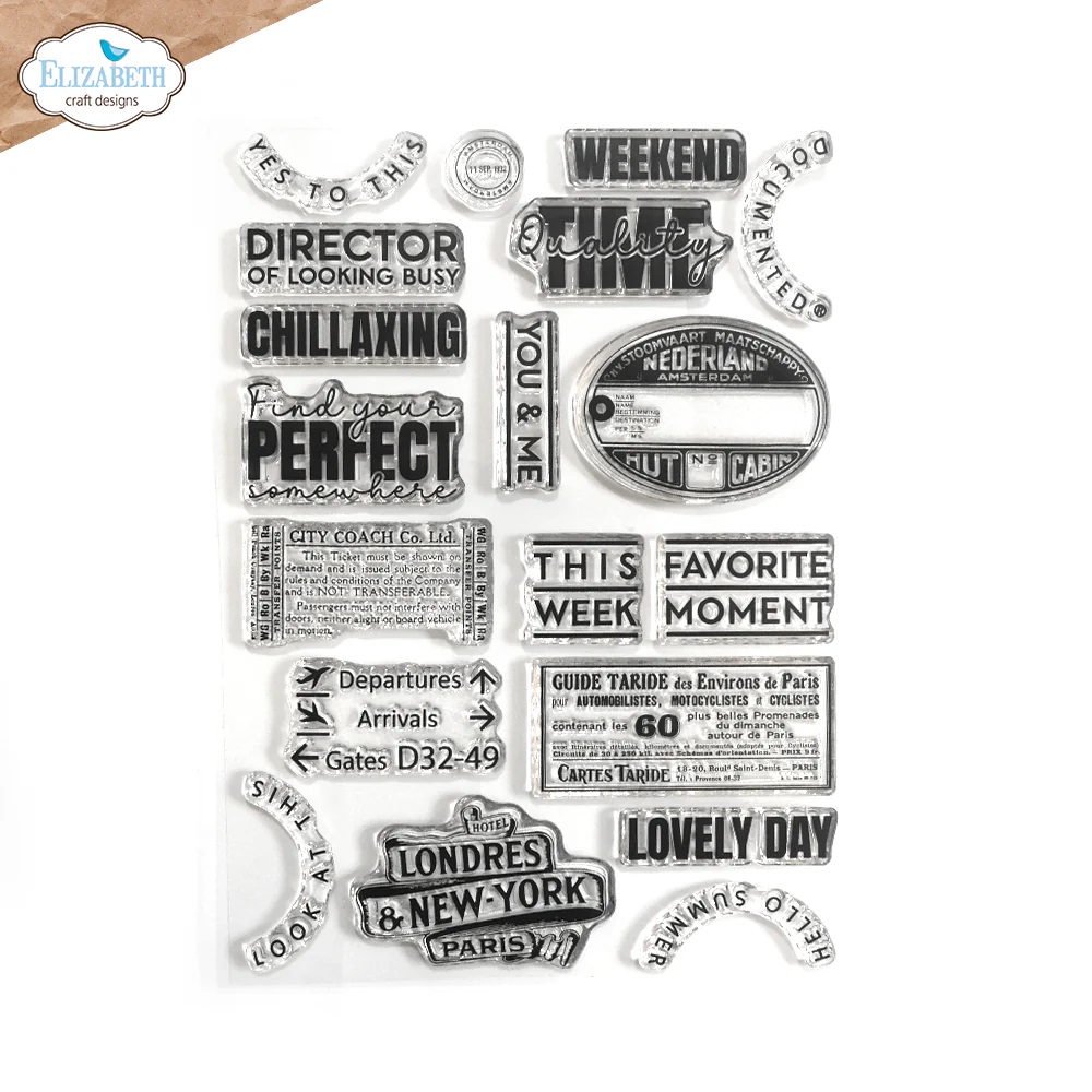 Elizabeth - Travels 2 - Clear Stamps