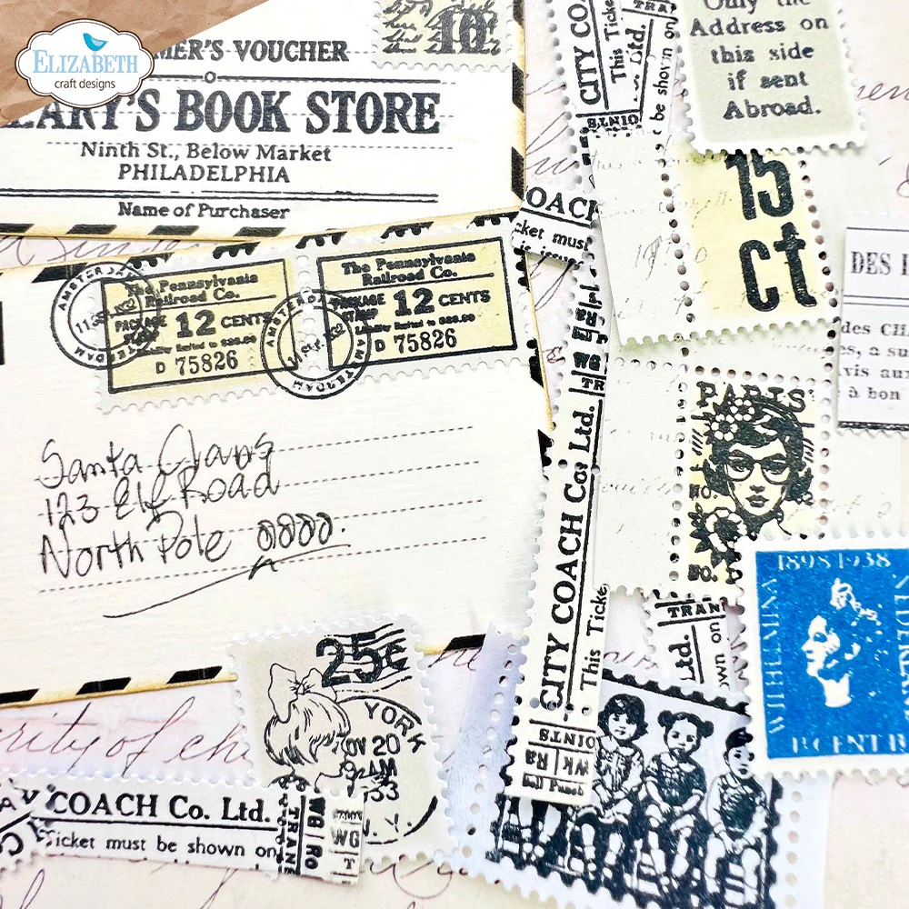 Elizabeth - The Bookstore - Stamp and Die set - 2