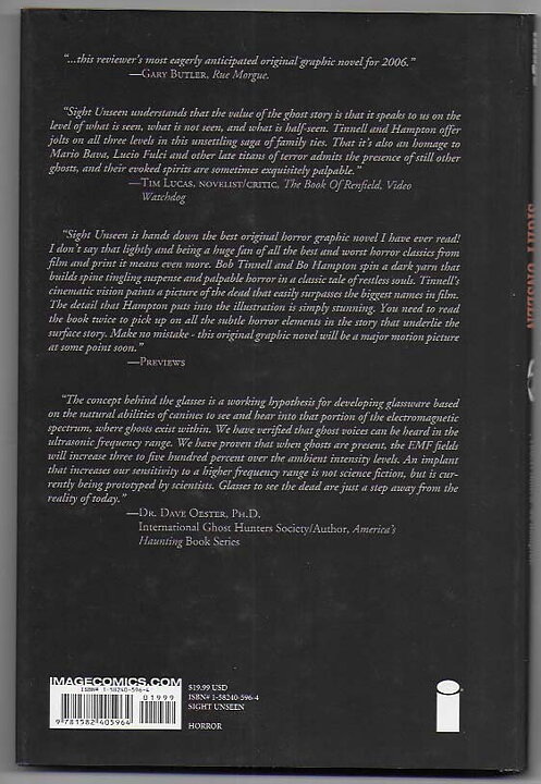 Sight Unseen HC NM Tinnell Hampton