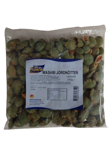 Wasabi Jordnötter  250 g