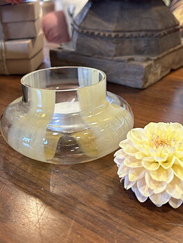 I Am Not Perfect Candle Holder Small - Coffee (beige)