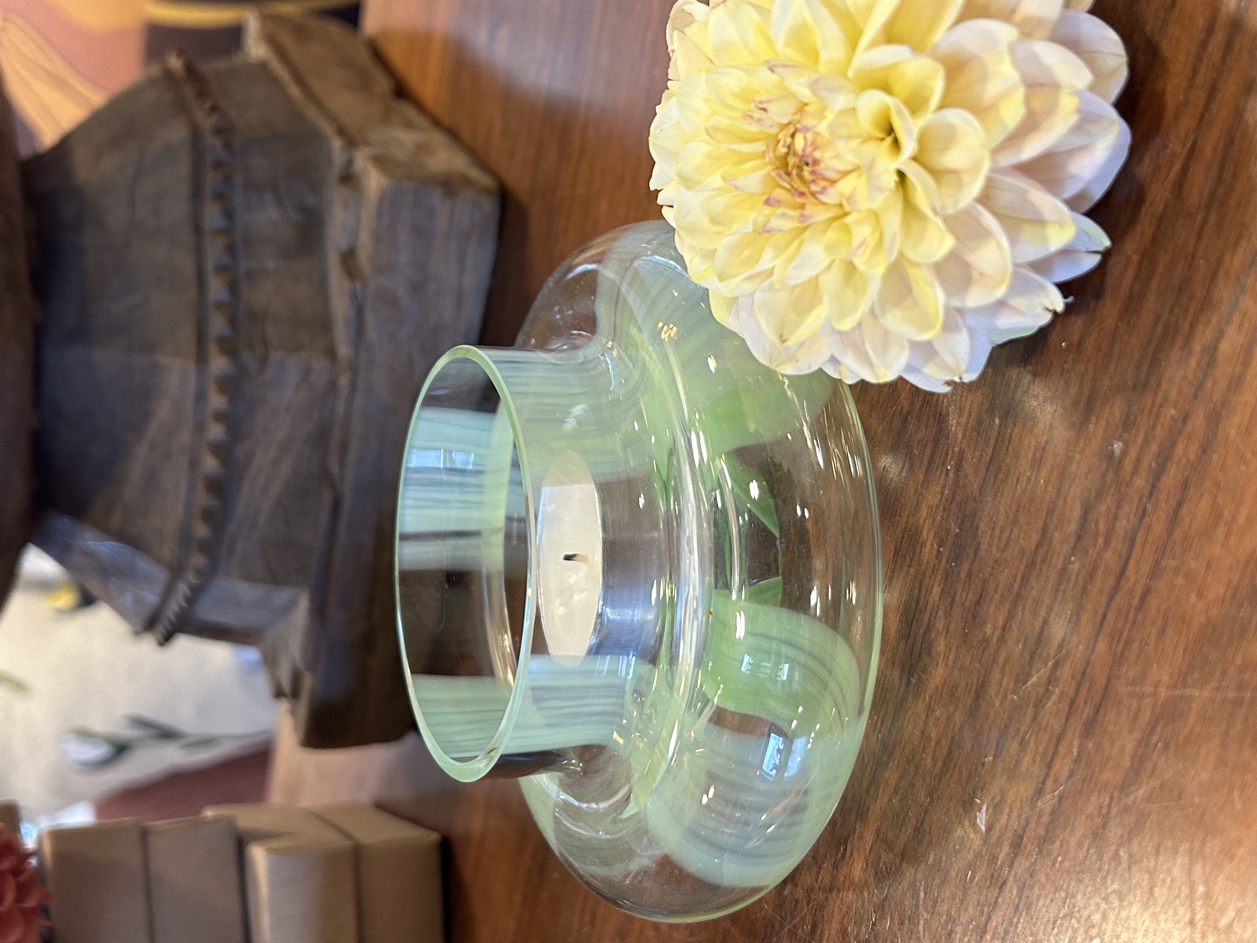I Am Not Perfect Candle Holder Small - Matcha (grön)