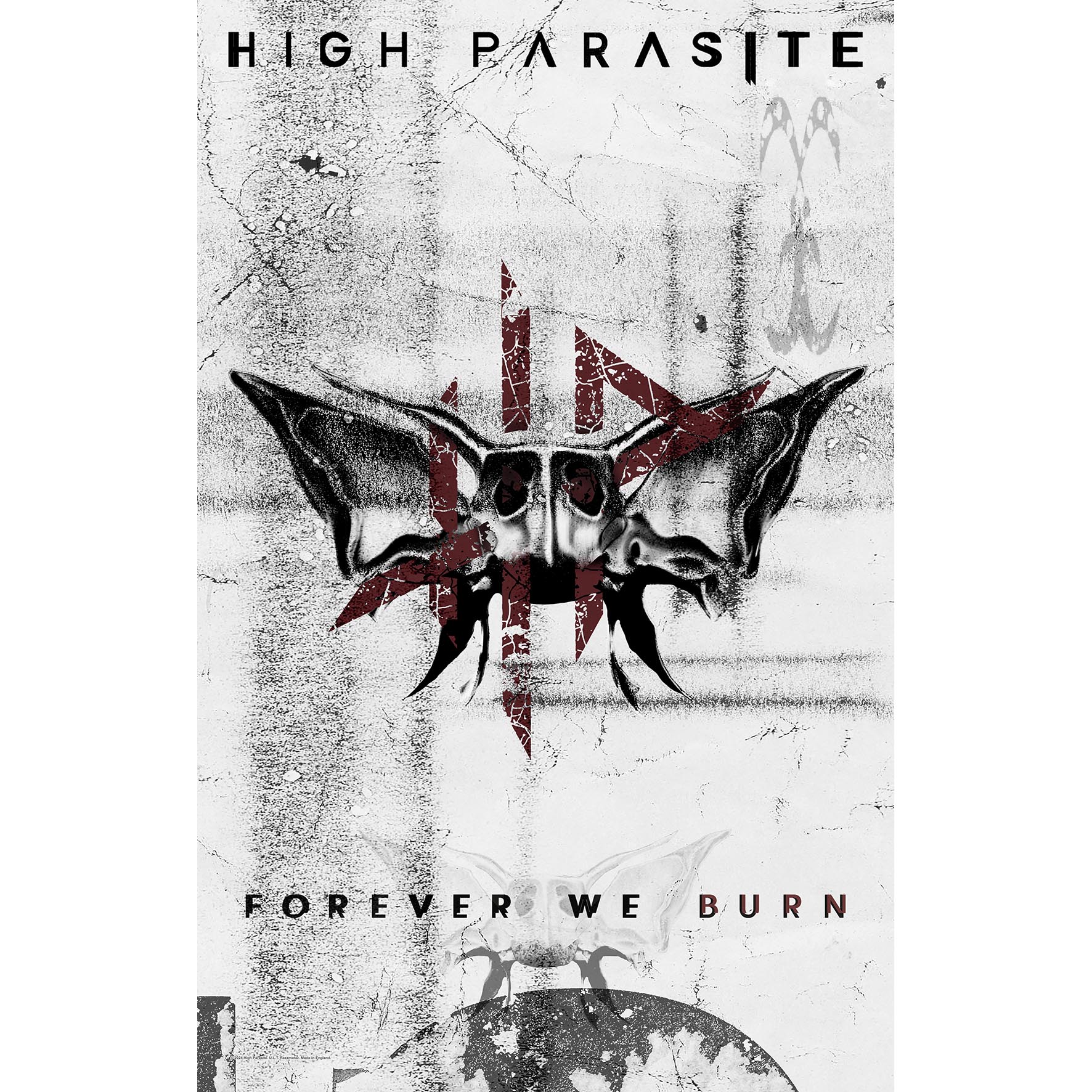 HIGH PARASITE TEXTILE POSTER - FOREVER WE BURN