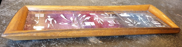 Holézy Etus K. tile and oak 1930s - 2
