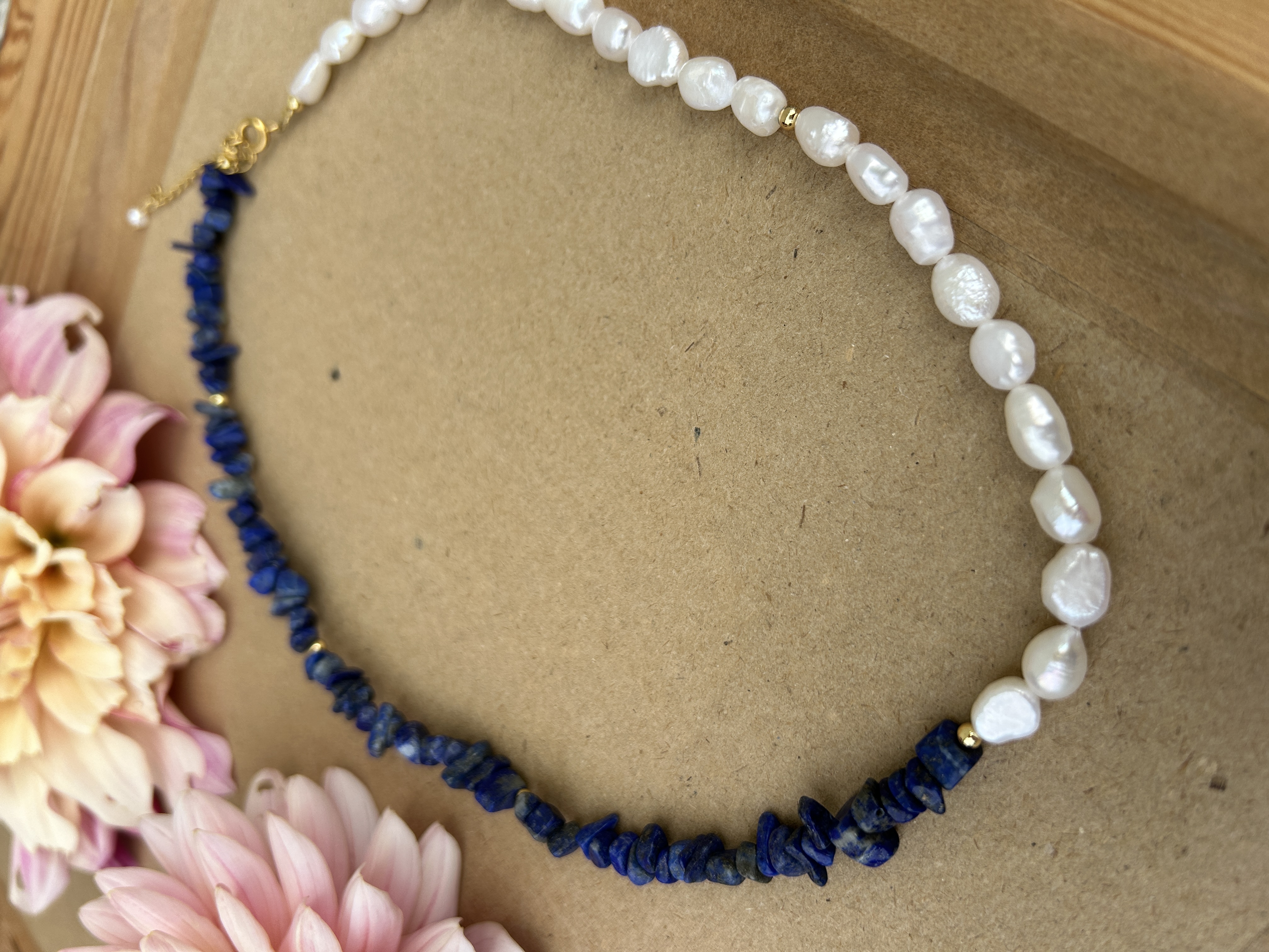 Halsband Blue Agapanthus  - 2