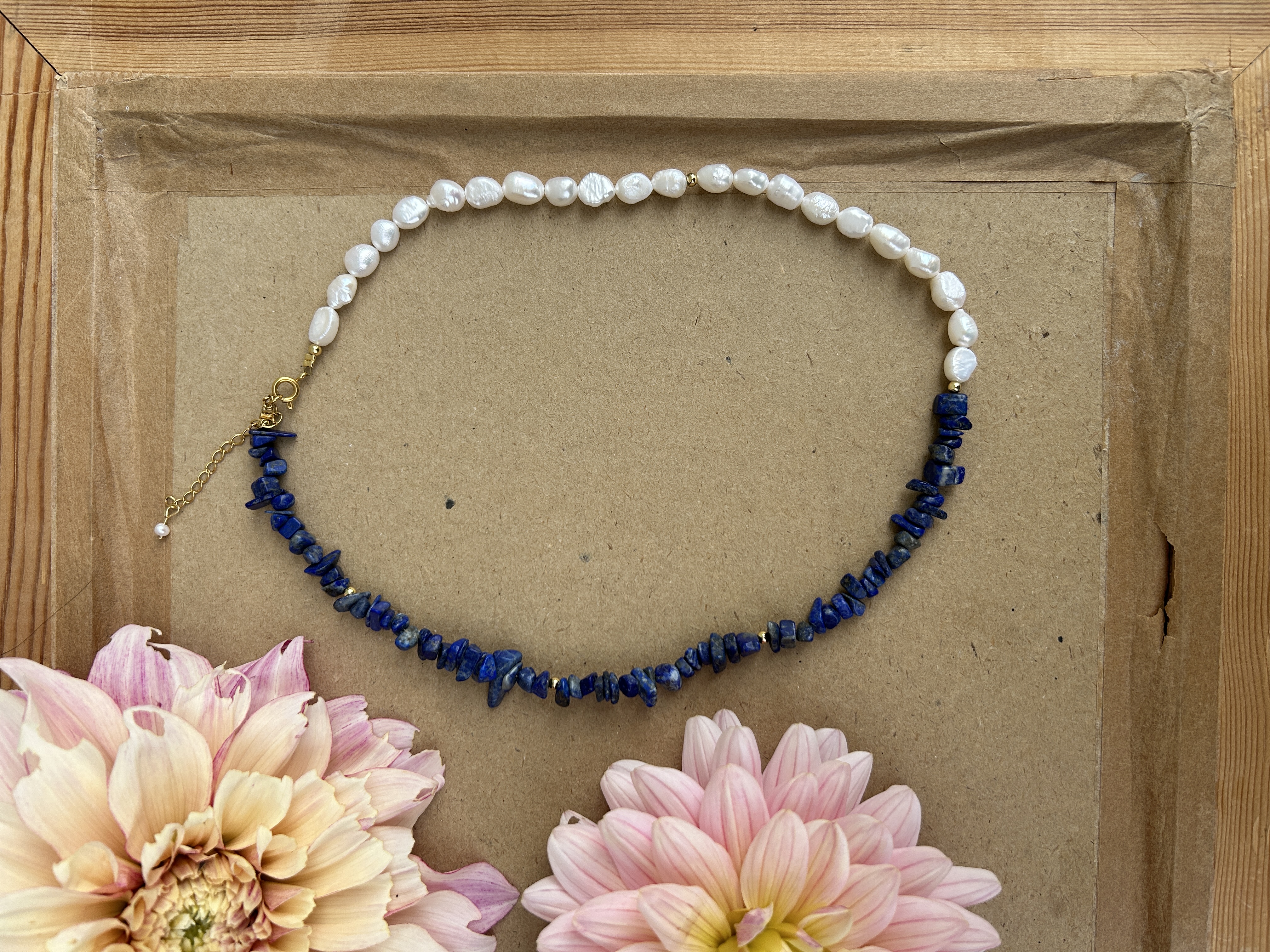 Halsband Blue Agapanthus 