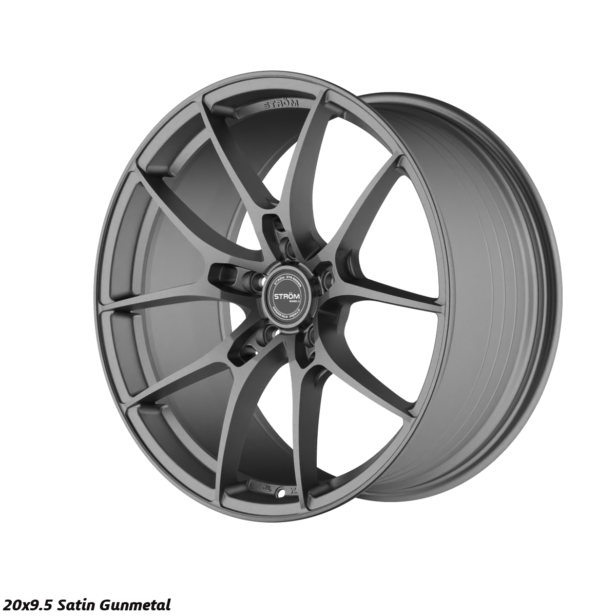 Ström Wheels STR-F1 20x9,5 ET38 5x112 Satin Gun Metal