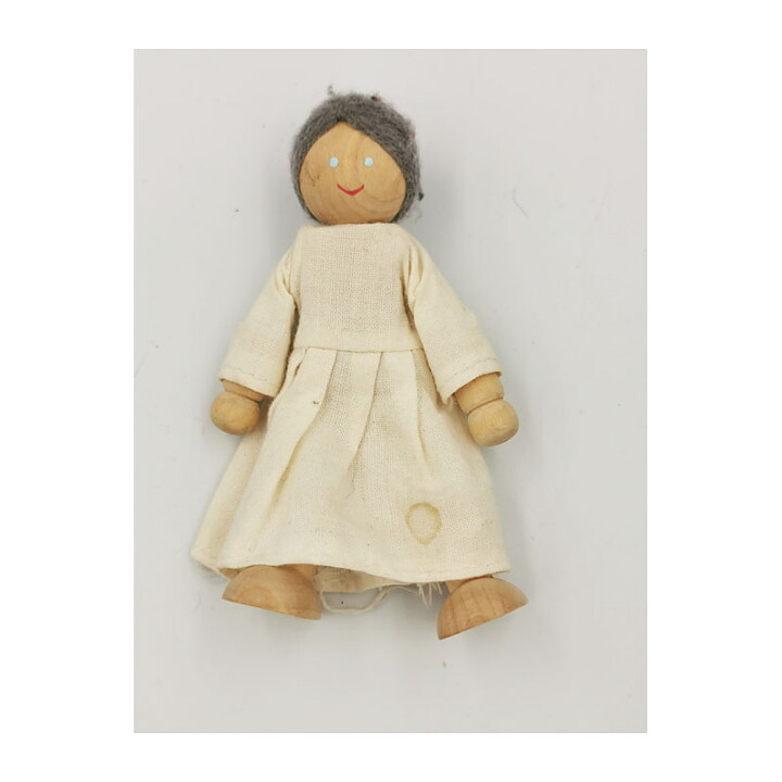 Dollhouse Second Hand Wooden Dolls - Grandma and Grandpa