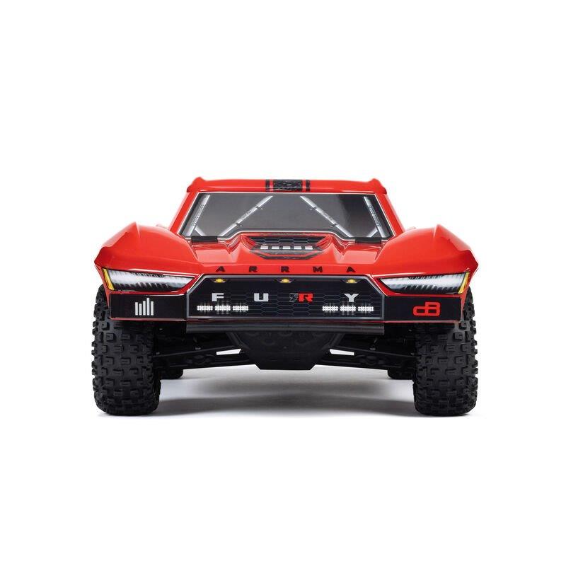 ARRMA 1/10 FURY MEGA 550 2WD Short Course Truck RTR with Battery & Charger, Red - 19