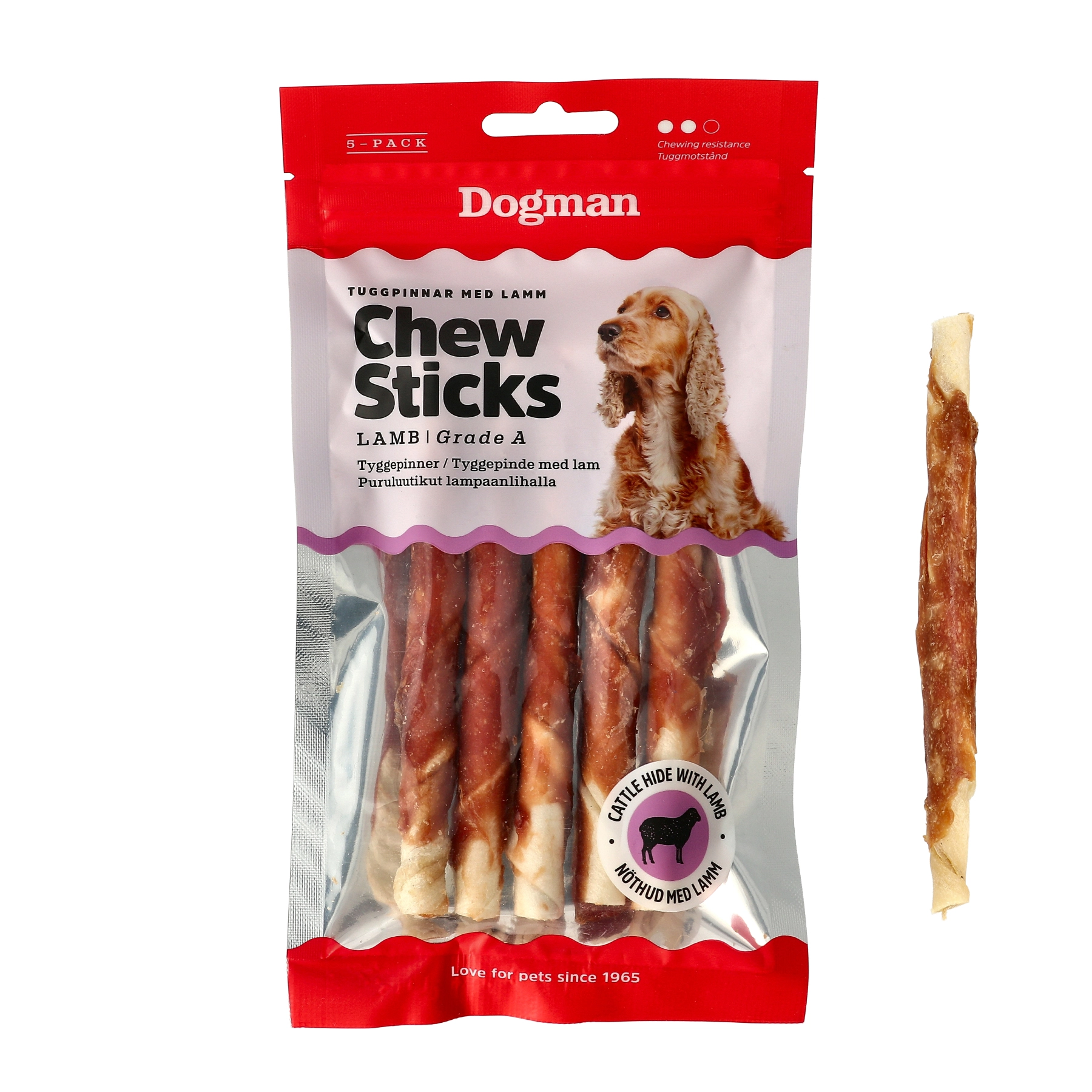 Dogman Tuggpinnar Med Lamm 6-Pack  - 2