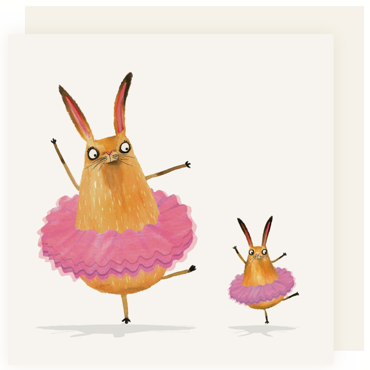Bunnies Dancing, Greeting Cards - 2