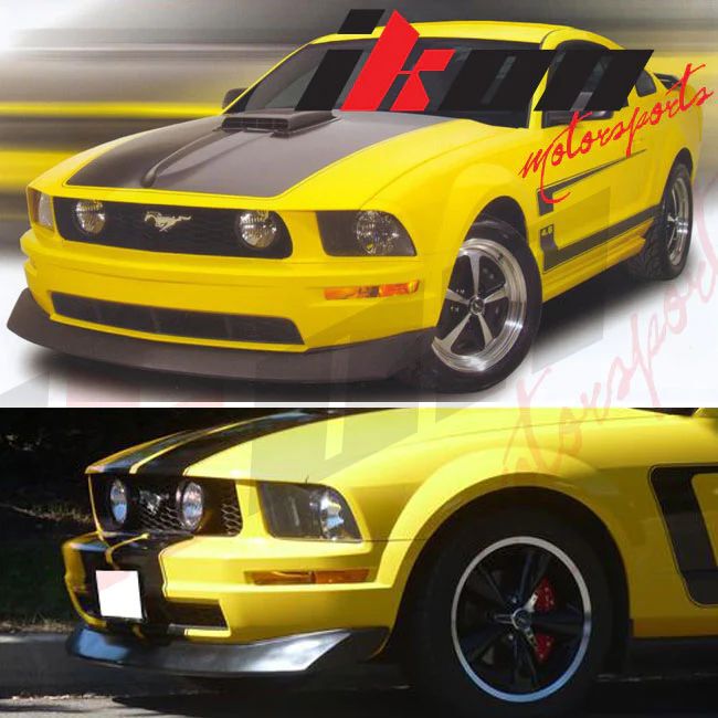 CV Style Chin Spoiler (FORD MUSTANG 2005-2009 V6) - 2