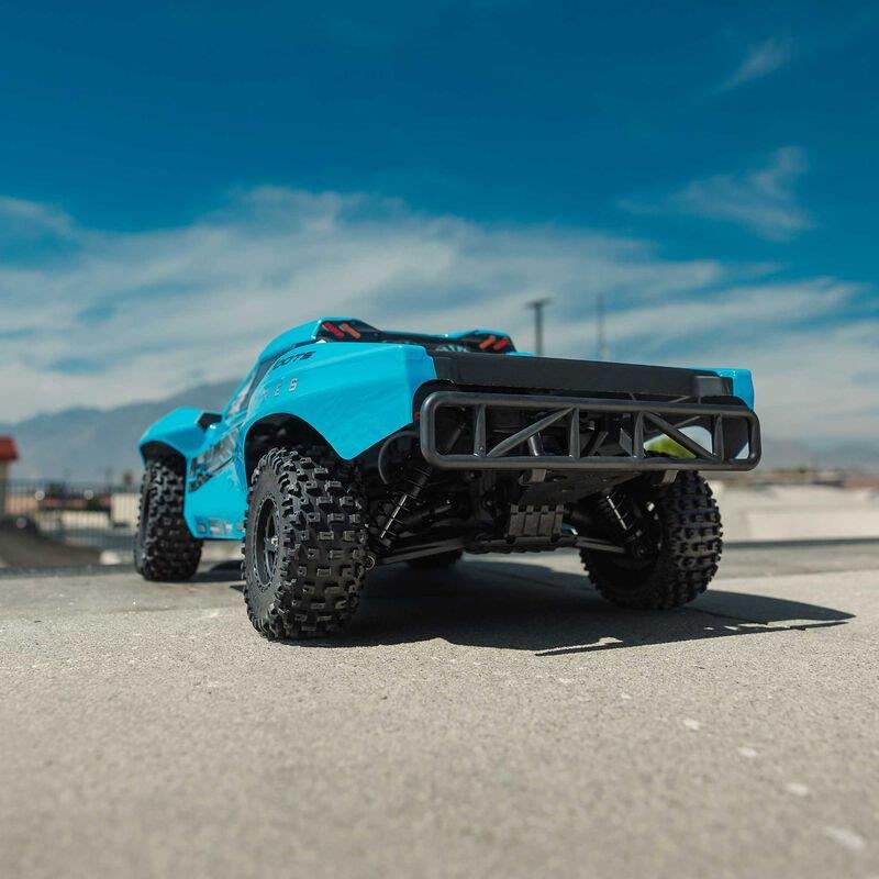 ARRMA 1/10 FURY MEGA 550 2WD Short Course Truck RTR with Battery & Charger, Blue - 10