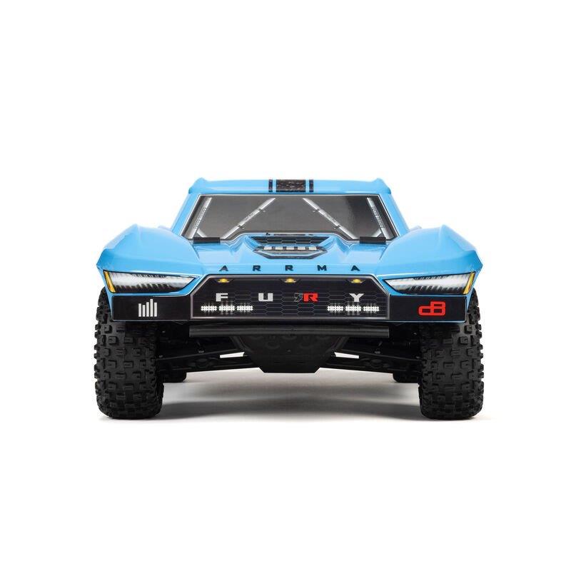 ARRMA 1/10 FURY MEGA 550 2WD Short Course Truck RTR with Battery & Charger, Blue - 18