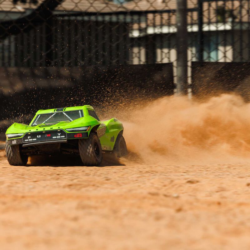 ARRMA 1/10 FURY MEGA 550 2WD Short Course Truck RTR, Green - 7