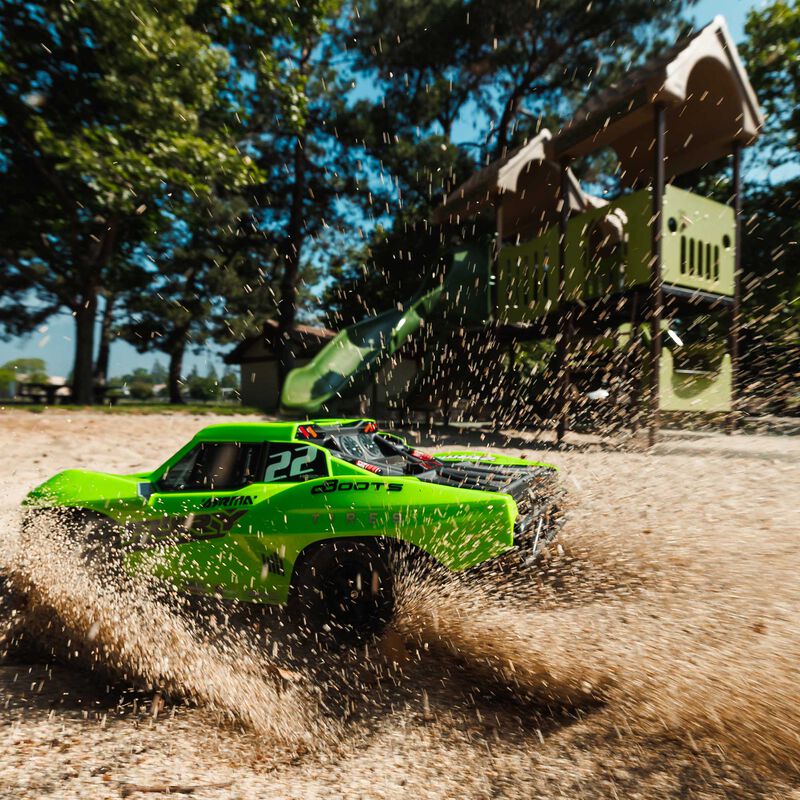 ARRMA 1/10 FURY MEGA 550 2WD Short Course Truck RTR, Green - 10