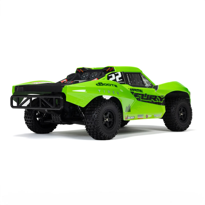 ARRMA 1/10 FURY MEGA 550 2WD Short Course Truck RTR, Green - 20