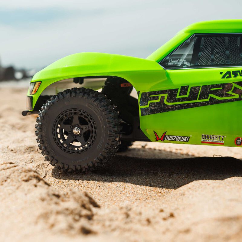 ARRMA 1/10 FURY MEGA 550 2WD Short Course Truck RTR, Green - 16