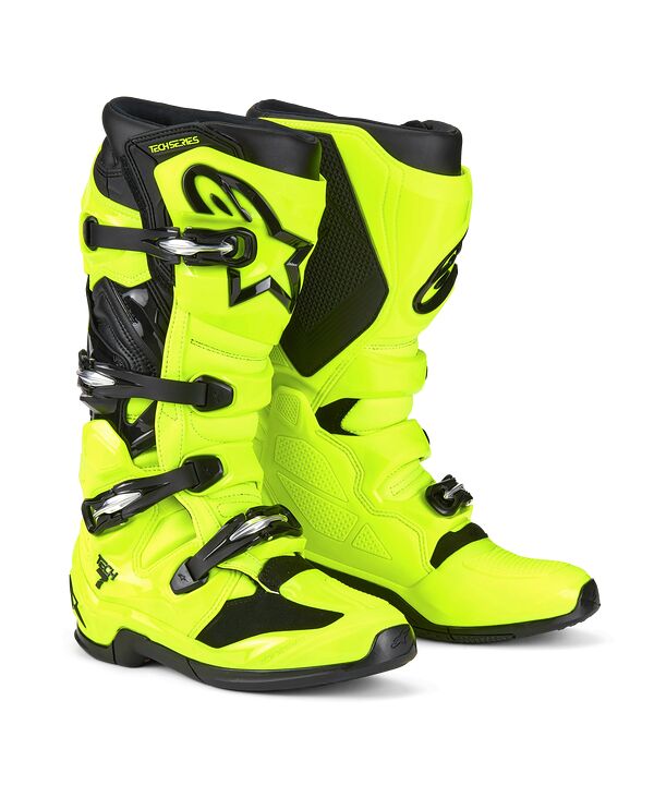 Alpinestars Tech 7 Crosstövlar Fluo-Gul Svart 2025